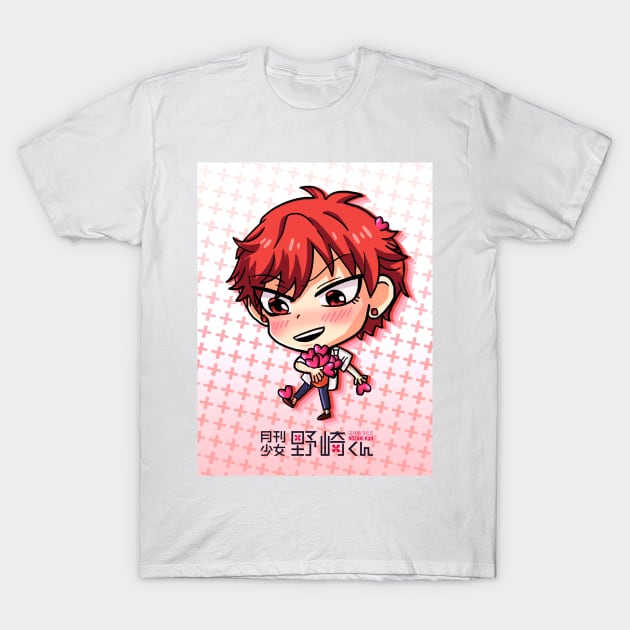 Gekkan Shoujo Nozaki kun! Heart hoarder Nozaki two sided T-Shirt by Angsty-angst